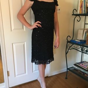 Jessica McClintock Classic Black Dress